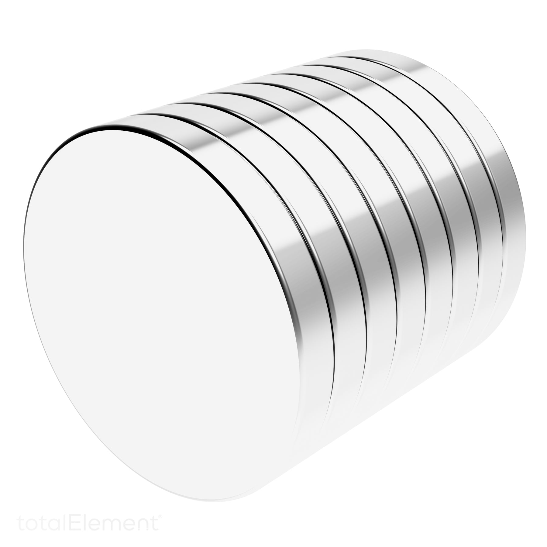 1 x 1/8 Inch Large Neodymium Rare Earth Disc Magnets N48 (8 Pack