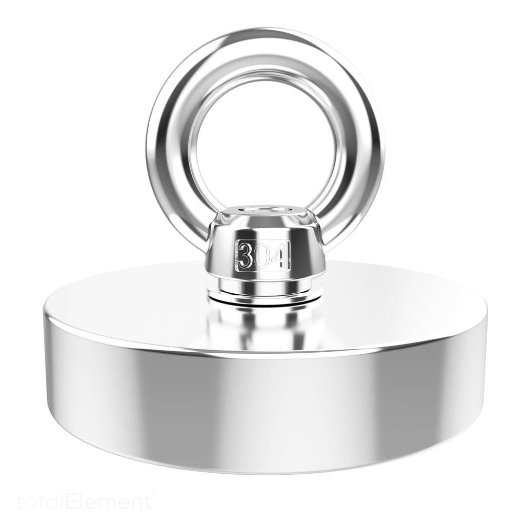 Strong Neodymium Magnet Salvage Magnet Deep Sea Fishing Magnets Holder  Pulling Mounting Pot With Ring Magnetic Lifting Ring Pot