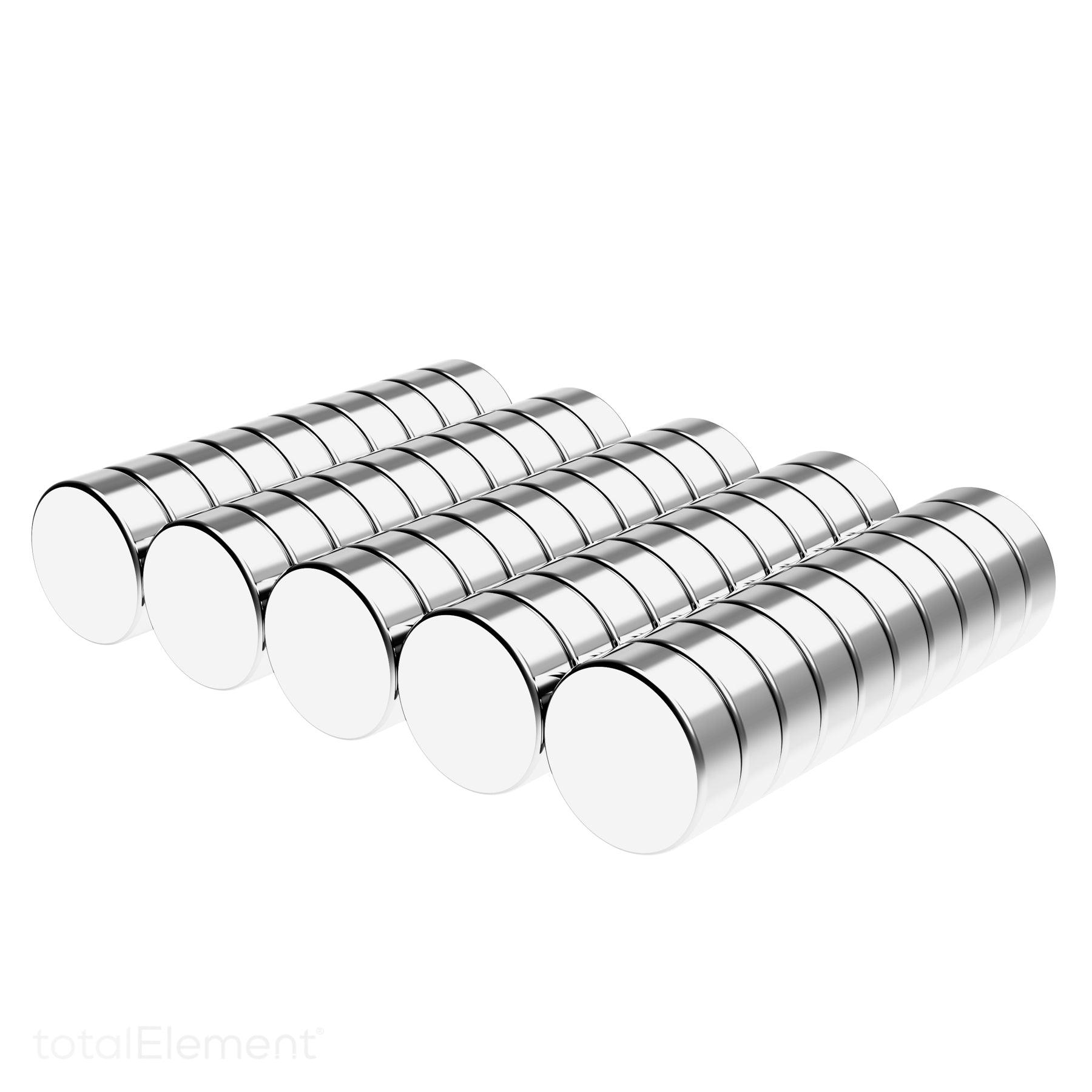 3/8 x 1/8 Inch Neodymium Rare Earth Permanent Disc Magnets N52 (50