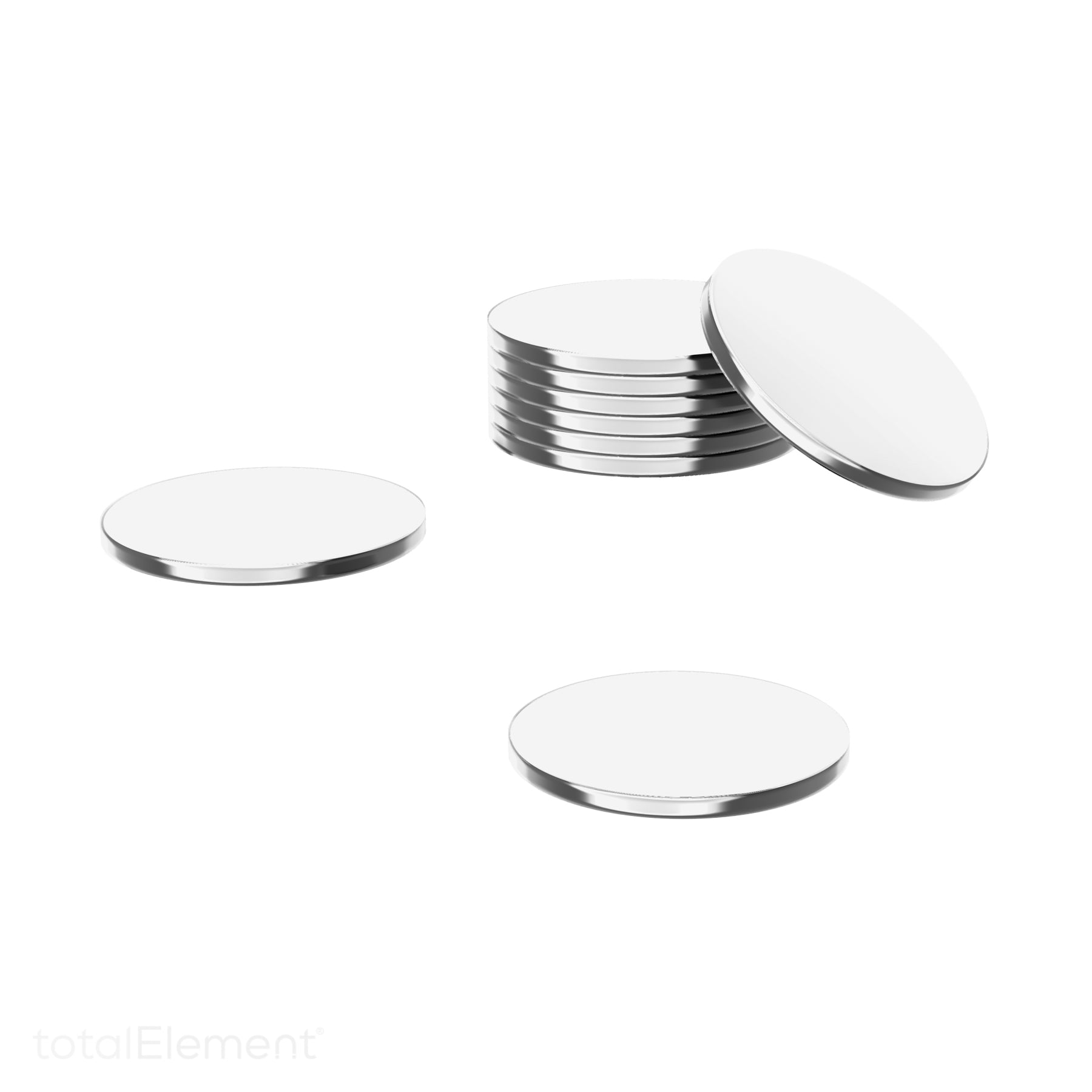 Pack of 10) 1/8 (.125) Stainless Steel Disc x 3.00 Pack of 10) 1/8 (.125) Stainless Steel Disc x 3.00
