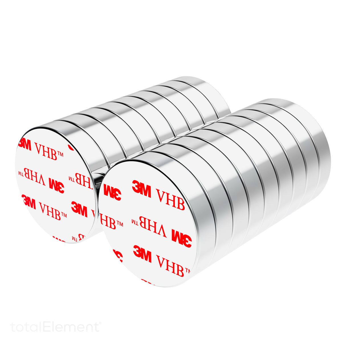 5/8 x 1/8 Inch Neodymium Rare Earth Disc Magnets N42 with 3M Self