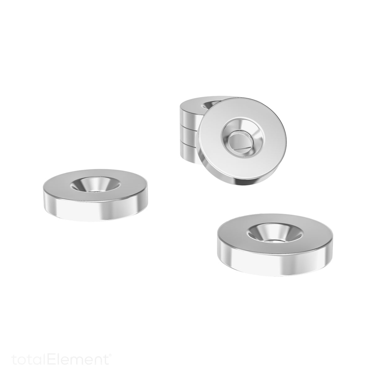 1/2 Inch Steel Ring, Blank Metal Washers (250 Pack)