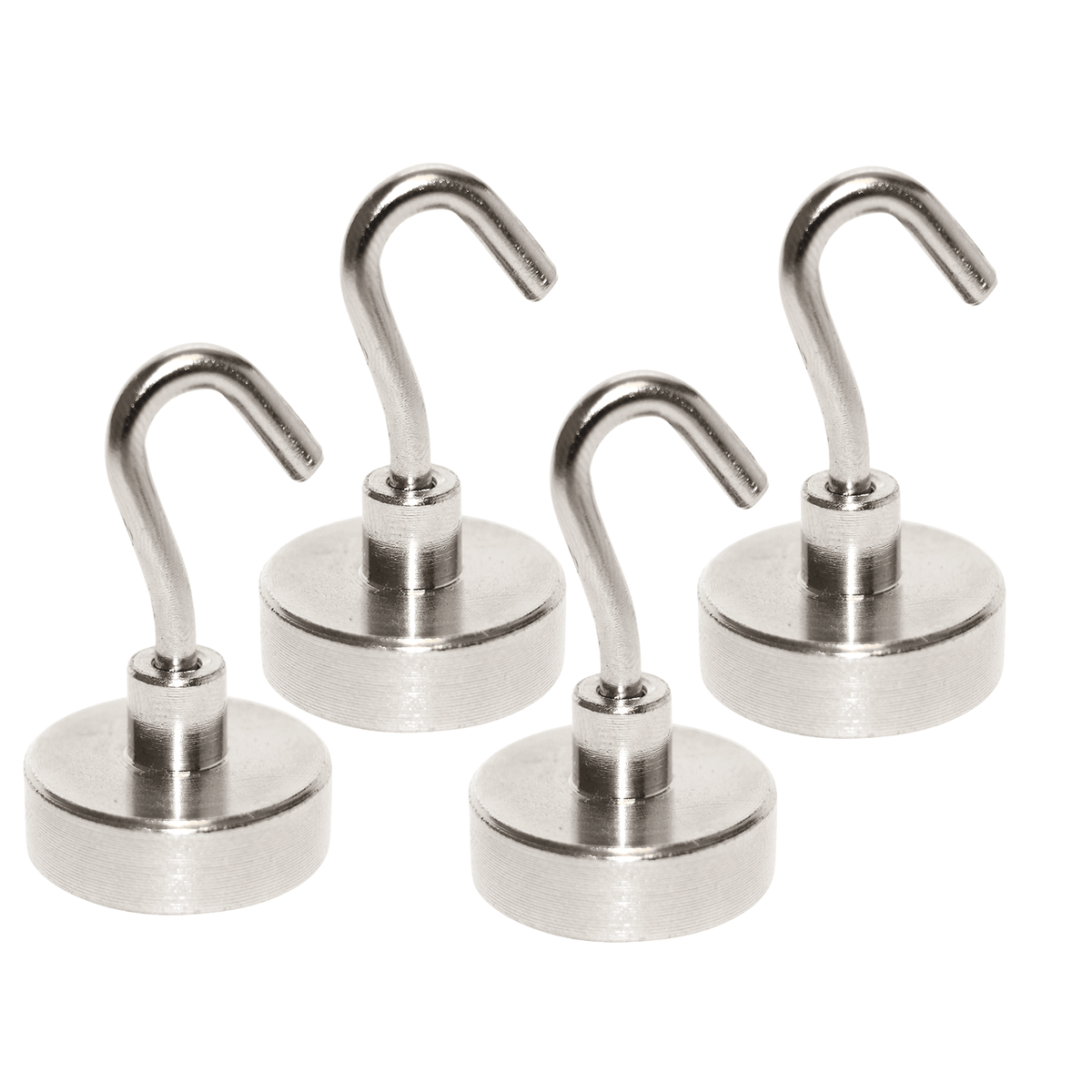 totalElement 25lb Strong Magnetic Hanging Hooks 4 Pack totalElement