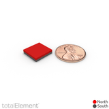 1/2 x 1/2 x 1/10 Inch Neodymium Rare Earth Block Magnets N40 (40 Pack) - totalElement