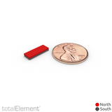 1/2 x 3/16 x 1/16 Inch Neodymium Rare Earth Block Magnets N52 (100 Pack) - totalElement