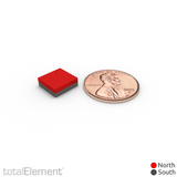 3/8 x 3/8 x 1/8 Inch Neodymium Rare Earth Block Magnets N52 (42 Pack) - totalElement