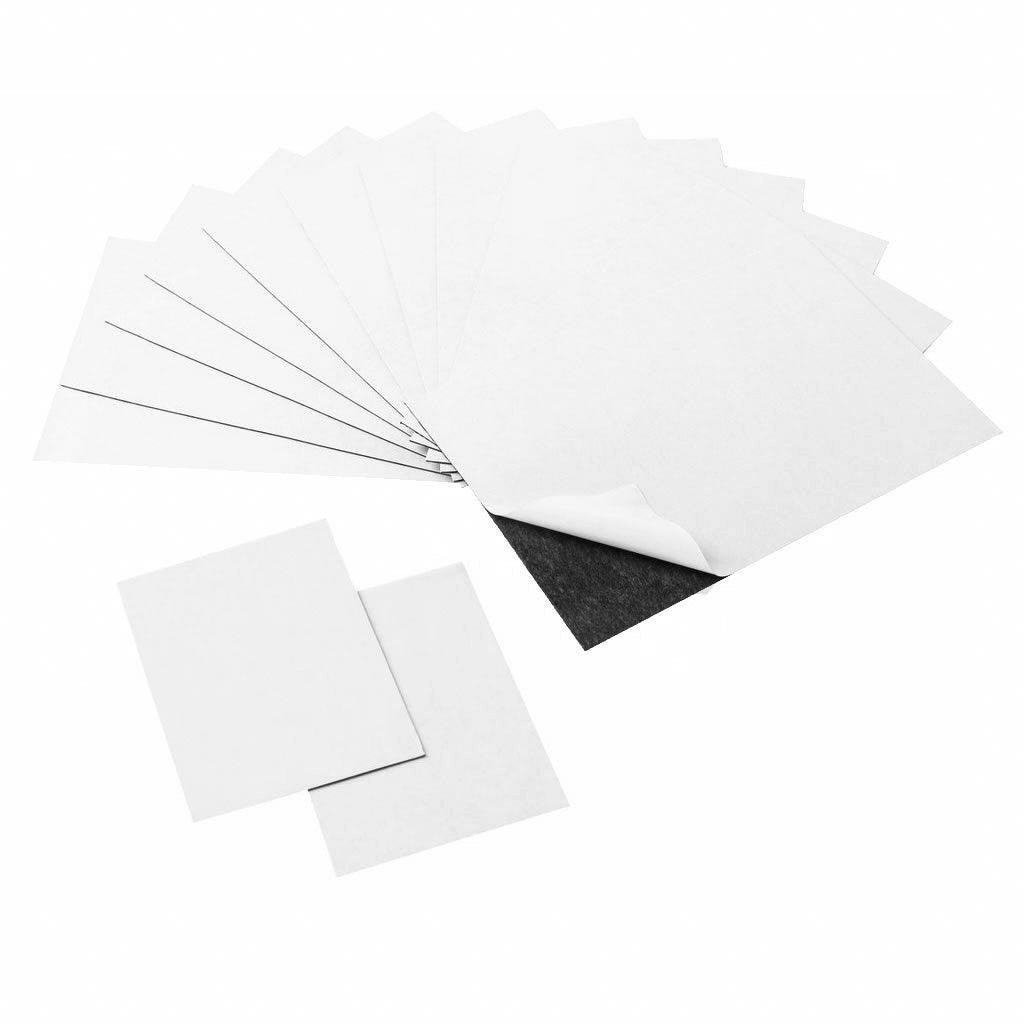 25 Sheets Strong Flexible Self-Adhesive 4x6 Magnetic Sheets with
