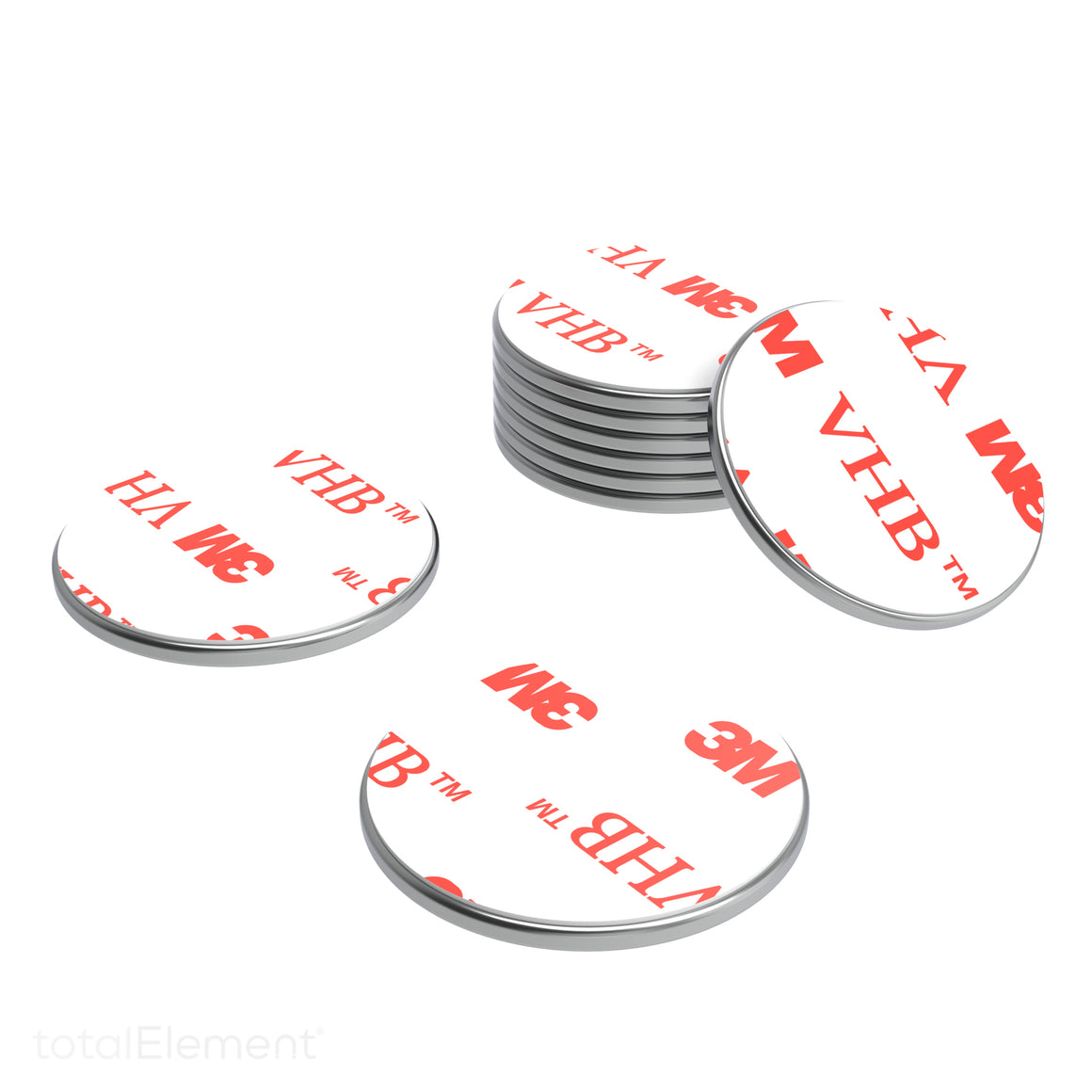 Metal Disc Stack Steel Discs and Plates | Ferromagnetic Metal Strike Plates | totalElement