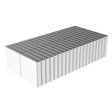 1/2 x 1/2 x 1/10 Inch Neodymium Rare Earth Block Magnets N40 (40 Pack) - totalElement