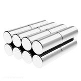 1/4 x 9/16 Inch Neodymium Rare Earth Cylinder/Rod Magnets N52 (16 Pack) - totalElement