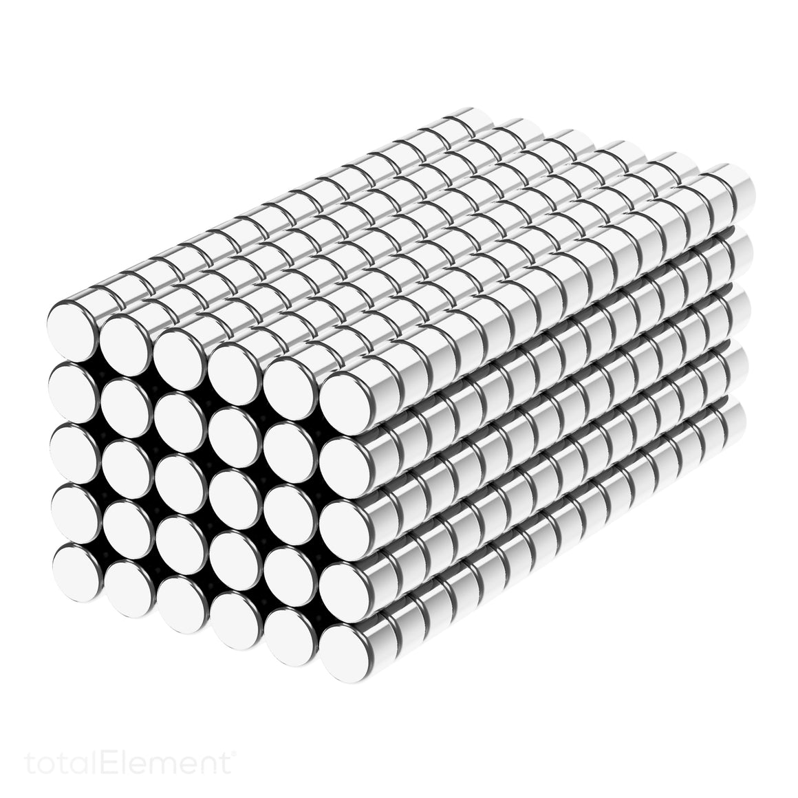 Super Strong N52 Neodymium Magnets - 4 Pack, 3/8 X 1 Inch Cylinder Rod Magnets