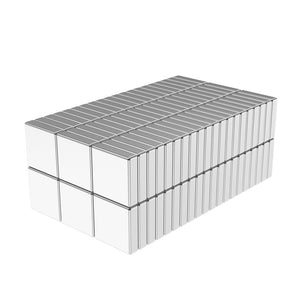 1/4 x 1/4 x 1/16 Inch Neodymium Rare Earth Block Magnets N52 (120 Pack) - totalElement