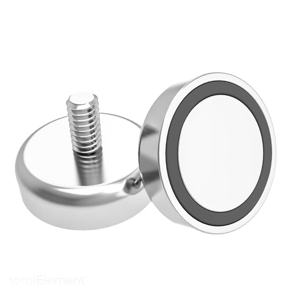 Neodymium Threaded Pot Magnets | totalElement
