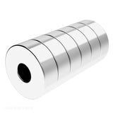 3/4 x 1/4 x 1/4 Inch Strong Neodymium Rare Earth Ring Magnets N52 (6 Pack) - totalElement