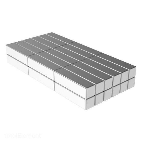 3/4 x 3/16 x 3/16 Inch Neodymium Rare Earth Block Magnets N35 (36 Pack) - totalElement