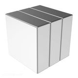 3/4 x 3/4 x 1/4 Inch Neodymium Rare Earth Block Magnets N48 (3 Pack) - totalElement