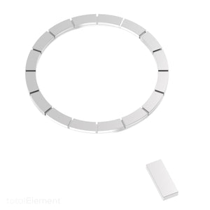 54 x 46 x 2.5mm MagSafe Neodymium Rare Earth Magnet Phone Attachment Ring Assembly with Alignment Magnet (5 Pack) - totalElement