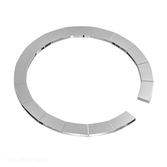 56 x 46 x 2.5mm MagSafe Neodymium Rare Earth Magnet Phone Attachment Ring Assembly (3 Pack) - totalElement