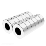 5/8 x 5/16 x 1/4 Inch Strong Neodymium Rare Earth Ring Magnets N35 (12 Pack) - totalElement