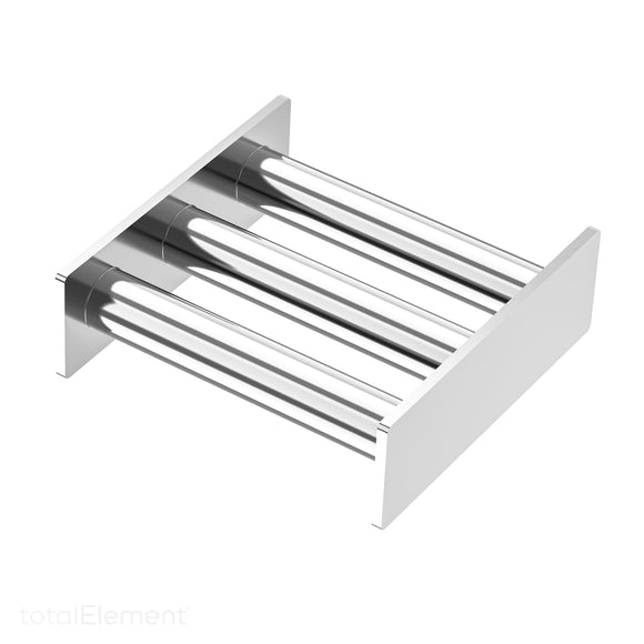 6 Inch Neodymium Magnetic Rod Filter, Square Food Grade Stainless Steel Magnetic Separator