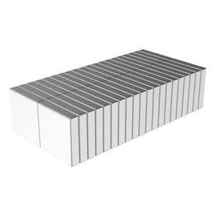 1/2 x 1/2 x 1/10 Inch Neodymium Rare Earth Block Magnets N40 (40 Pack) - totalElement