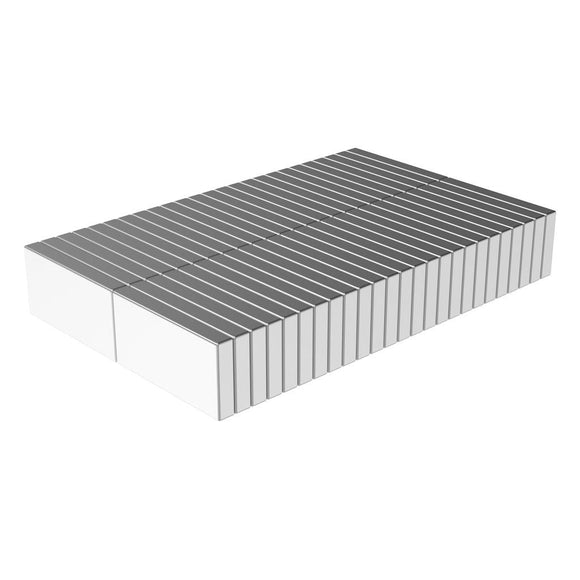 1/2 x 1/4 x 1/16 Inch Neodymium Rare Earth Block Magnets N42 (50 Pack) - totalElement