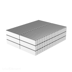 1/2 x 1/8 x 1/16 Inch Neodymium Rare Earth Block Magnets N42 (120 Pack) - totalElement