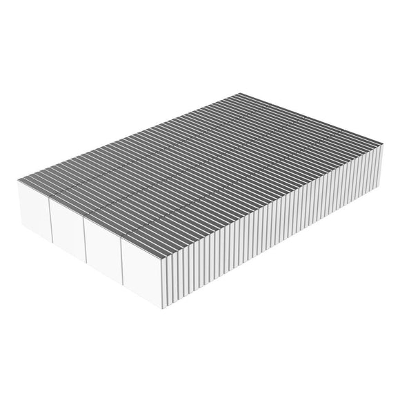 1/4 x 1/4 x 1/32 Inch Neodymium Rare Earth Block Magnets N52 (200 Pack) - totalElement