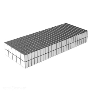 1/8 x 1/8 x 1/16 Inch Tiny Neodymium Rare Earth Block Magnets N48 (250 Pack) - totalElement