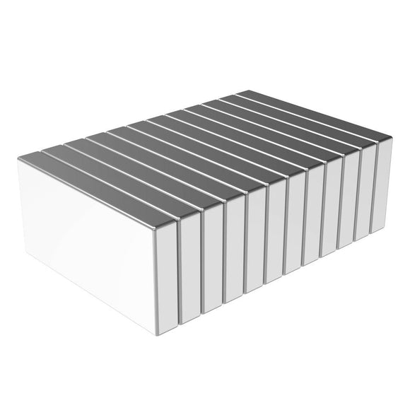 1 x 1/2 x 1/8 Inch Strong Neodymium Rare Earth Block Magnets N52 (12 Pack) - totalElement