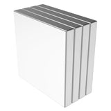 1 x 1 x 1/8 Inch Neodymium Rare Earth Block Magnets N42 (4 Pack) - totalElement