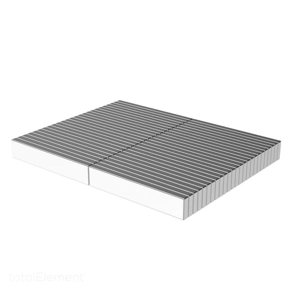 1 x 3/16 x 1/16 Inch Neodymium Rare Earth Block Magnets N52 (50 Pack) - totalElement