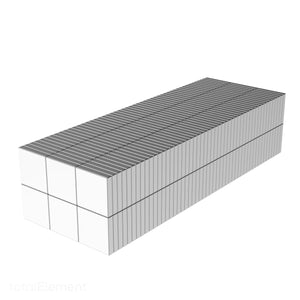 3/16 x 3/16 x 1/32 Inch Neodymium Rare Earth Block Magnets N52 (300 Pack) - totalElement