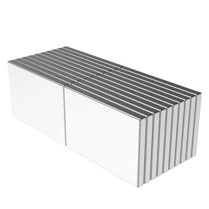 3/4 x 1/2 x 1/16 Inch Neodymium Rare Earth Block Magnets N48 (20 Pack) - totalElement