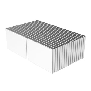 3/4 x 1/2 x 1/16 Inch Neodymium Rare Earth Block Magnets N52 (30 Pack) - totalElement