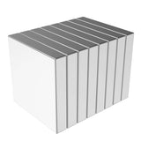 3/4 x 3/4 x 1/8 Inch Neodymium Rare Earth Large Block Magnets N48 (8 Pack) - totalElement