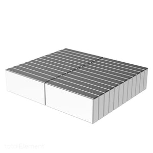 7/8 x 3/8 x 1/8 Inch Neodymium Rare Earth Block Magnets N35 (24 Pack) - totalElement