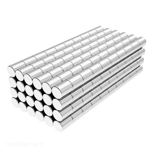 1/10 x 1/8 Inch Neodymium Rare Earth Cylinder/Rod Magnets N42 (240 Pack) - totalElement