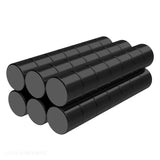 1/4 x 3/16 Inch Strong Neodymium Rare Earth Disc Magnets N52 with Black Epoxy (42 Pack)