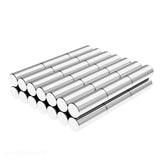 3/16 x 1/2 Inch Neodymium Rare Earth Cylinder Magnets N42 (42 Pack) - totalElement