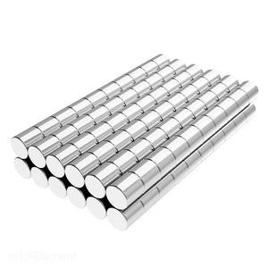 3/16 x 3/16 Inch Neodymium Rare Earth Cylinder Magnets N35 (120 Pack) - totalElement