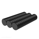 3/8 x 1/8 Inch Neodymium Rare Earth Disc Magnets N52 with Black Epoxy (42 Pack)