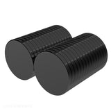 5/8 x 1/16 Inch Strong Neodymium Rare Earth Disc Magnets N52 with Black Epoxy (30 Pack)