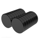 5/8 x 1/8 Inch Neodymium Rare Earth Disc Magnets N52 with Black Epoxy (16 Pack)