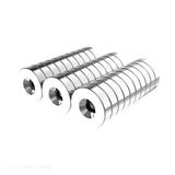 1/2 x 1/8 Inch Neodymium Rare Earth Countersunk Ring Magnets N35 (30 Pack)