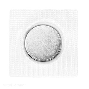 1.25 x 1/8 Inch Neodymium Disc Magnet N52 with Sewable PVC Plastic Pouch (6 Pack)