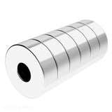 3/4 x 1/4 x 1/4 Inch Strong Neodymium Rare Earth Ring Magnets N52 (6 Pack)