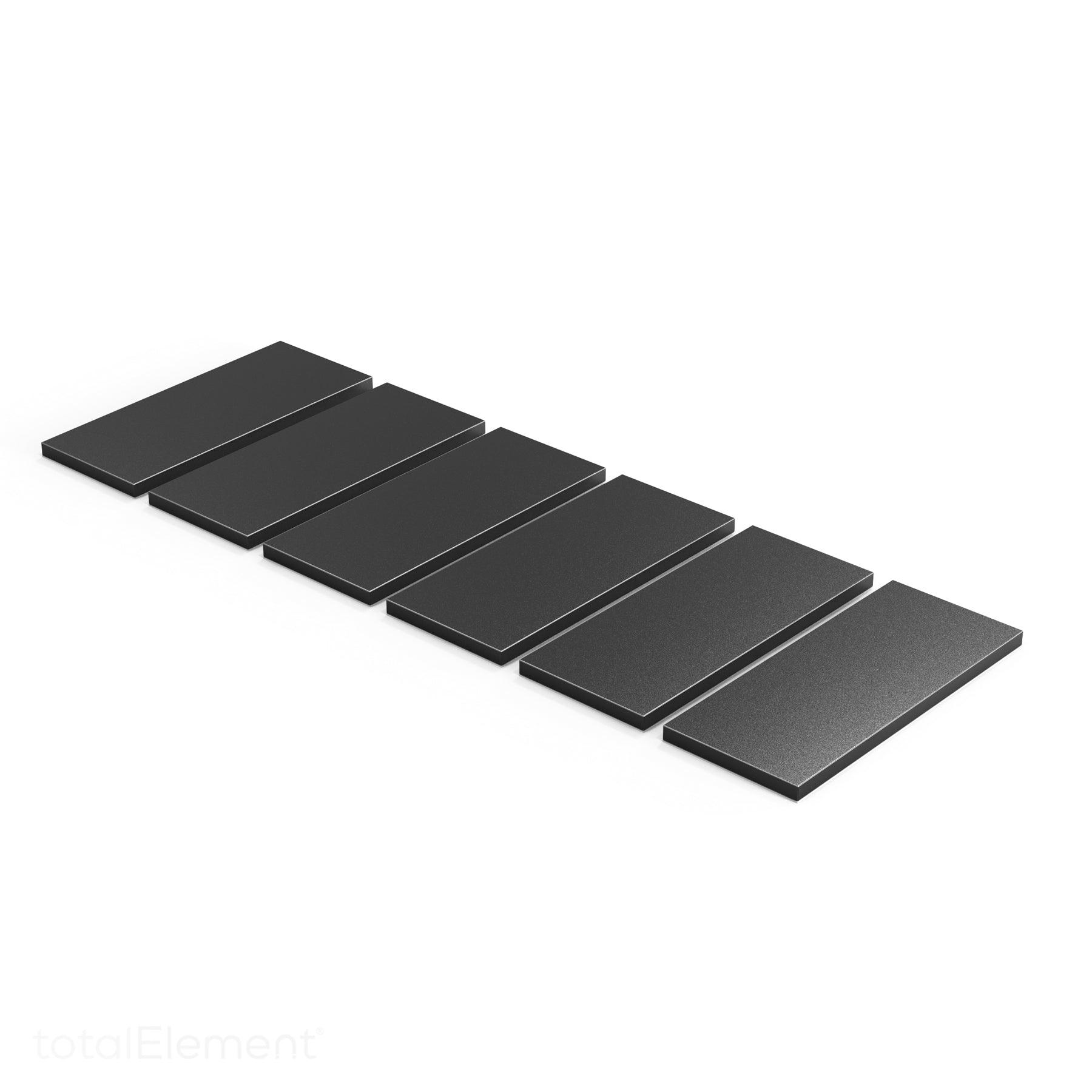 1.75 x 0.75 Inch Flexible Self-Adhesive Magnetic Strips, Premium
