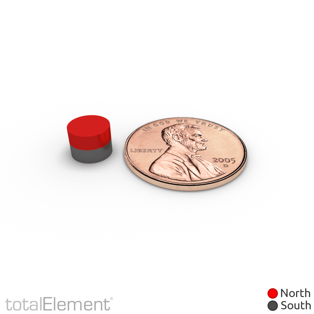 thumbnail image 2 of 50x N52 Neodymium Disc Magnets 4mm X 3mm - Diametrically Magnetised 2 of 6
