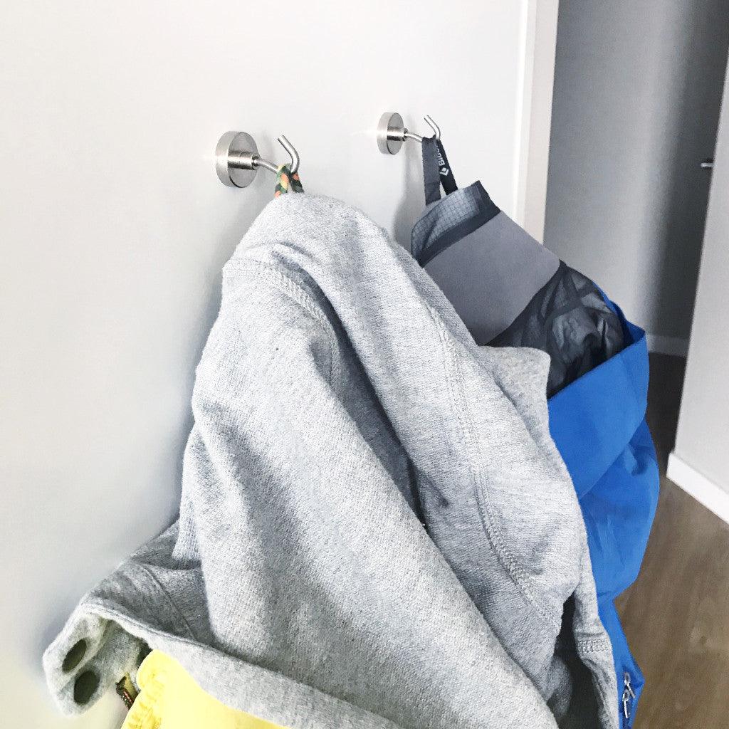 totalElement 25lb Strong Magnetic Hanging Hooks (4 Pack